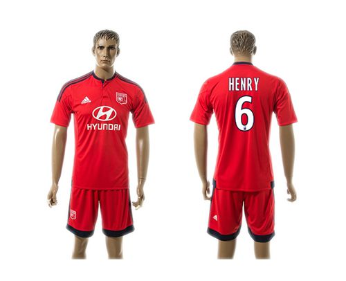 Lyon #6 Henry Away Soccer Club Jersey - Click Image to Close